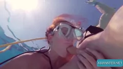 Play Sensual Underwater Blowjob and Sex Session with Minnie Manga