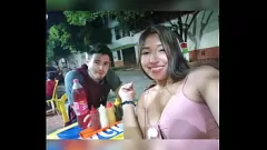Jouer Amateur Mexicana Keilimar Gomez et petit ami Alejandro Camacho maquillent avec des amoureurs passionnés