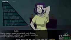 Jouer Hot Emo Girl Raven de Teen Titans devient coquine en petit t-shirt