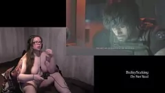 Jouer Naked Resident Evil 3 Run de Naughty Gamer - Partie 7: BBW tatoué avec Big Ass & Piercings