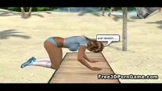 Abspielen Heiße 3D-Skizzen-Hottie, die sich ansieht, was sie hat